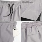 Surenow Mens 2 in 1 Running Shorts Quick Dry Athletic Shorts with Liner, Workout Shorts with Zip Pockets and Towel Loop - Image 5