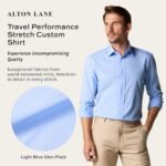 Alton Lane Custom Shirt Travel Performance Stretch Tailored Fit - Premium Quality Dress Shirts for Men, Elegant Dress Shirt - Image 3