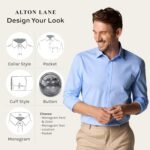 Alton Lane Custom Shirt Travel Performance Stretch Tailored Fit - Premium Quality Dress Shirts for Men, Elegant Dress Shirt - Image 5