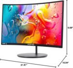 Sceptre Curved 24-inch Gaming Monitor 1080p R1500 98% sRGB HDMI x2 VGA Build-in Speakers, VESA Wall Mount Machine Black (C248W-1920RN Series) - Image 11