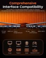 Gaming Laptop, 16.0inch Laptop Computer with ΑMD Ryzen 7 5825U(8C/16T, Up to 4.5GHz), 16GB RAM 512GB NVMe SSD Windows 11 Laptop, Radeon RX Vega 8 Graphics,WiFi 6, Backlit KB - Image 8