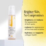 DERMA E Vitamin C Concentrated Serum, 2 Oz, with Hyaluronic Acid, Vitamin E & Aloe, All Natural, Antioxidant-Rich Concentrated Formula, Hydrating & Brightening Vitamin C Face Serum - Image 3