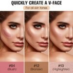 16 Colors Contour Palette Make up - Blush Highlighters Bronzer Powder All in one Makeup Palettes Contour Kit - Face Cosmetics Gifts for Women Beauty for Festivals (SET1) - Image 4