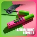 Maybelline Great Lash Washable Mascara Makeup, Volumizing Lash-Doubling Formula That Conditions As It Thickens, Blackest Black, 1 Count - Image 6