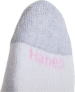 Hanes Women's Ankle, Moisture-Wicking Socks for Women, Cushioned Athletic Ankle Socks, 10-Pack - Image 5
