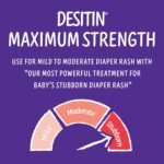 Desitin Maximum Strength Baby Diaper Rash Cream, 40% Zinc Oxide, Hypoallergenic No Added Parabens & Dyes, Protects & Relieves Baby’s Skin for Up to 12 Hours, Prevents Diaper Rash, 4.8 oz Tube - Image 5