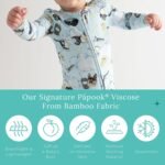 Posh Peanut Convertible Baby Sleepers - Girls Footless Baby Pajamas with 2 Way Zipper for Easy Diaper Changes - Image 6