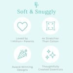 Posh Peanut Convertible Baby Sleepers - Girls Footless Baby Pajamas with 2 Way Zipper for Easy Diaper Changes - Image 9