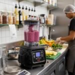 Kratos Commercial 3.5HP Blender, Touchpad Controls with Timer, Pulse Feature, 64 oz. Jar, 120V, 1800W, NEMA 5-15P Plug, Black Countertop Professional Blender (29B-007) - Image 5