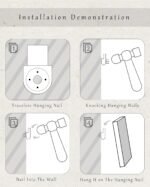 KUVIOKE Green Fog Pine Tree Framed Wall Art Nature Nordic Forests Artwork Morden Painting Home Decor 16x24in (Natural Framed) - Image 7