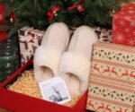 KuaiLu Womens Fluff Dual Memory Foam Slippers Ladies Cozy Arch Support Warm Scuff Slippers Slip on Comfy Winter House Shoes with Non-Slip Indoor Outdoor Hard Sole - Image 3