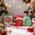 AYRELY® Christmas Alarm Clock Gift Set – 2 Silent Analog Clocks (Santa Hat & Christmas Tree), Ready-to-Gift Holiday Edition for Kids & Family, with Festive Gift Box - Image 5