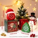 AYRELY® Christmas Alarm Clock Gift Set – 2 Silent Analog Clocks (Santa Hat & Christmas Tree), Ready-to-Gift Holiday Edition for Kids & Family, with Festive Gift Box - Image 6