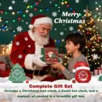 AYRELY® Christmas Alarm Clock Gift Set – 2 Silent Analog Clocks (Santa Hat & Christmas Tree), Ready-to-Gift Holiday Edition for Kids & Family, with Festive Gift Box - Image 7
