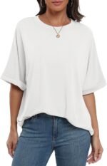 ANRABESS Womens Tops Oversized T Shirts Short Sleeve Crewneck Summer Casual Loose Basic Tee Shirt 2025 Trendy Fashion Clothes - Image 6