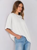 ANRABESS Womens Tops Oversized T Shirts Short Sleeve Crewneck Summer Casual Loose Basic Tee Shirt 2025 Trendy Fashion Clothes - Image 8