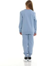 Pink Angel 2-Piece Girls' Fleece Sweatshirt and Jogger Set – Soft Matching Loungewear Outfit for Kids (Sizes 2T-16) - Image 5