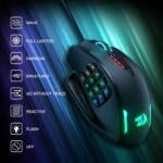 Redragon M908 Impact RGB LED MMO Gaming Mouse with 12 Side Buttons, Optical Wired Ergonomic Mouse with Max 12,400DPI, High Precision, 18 Programmable Macro Shortcuts, Comfort Grip - Image 10