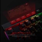Redragon K580 VATA RGB LED Backlit Mechanical Gaming Keyboard with Macro Keys & Dedicated Media Controls, Hot-Swappable Socket, Onboard Macro Recording (Blue Switches) - Image 4