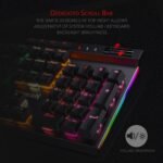 Redragon K580 VATA RGB LED Backlit Mechanical Gaming Keyboard with Macro Keys & Dedicated Media Controls, Hot-Swappable Socket, Onboard Macro Recording (Blue Switches) - Image 6