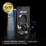 SteelSeries Arctis Nova Pro Wireless Multi-System Gaming Headset - Premium Hi-Fi Drivers - Active Noise Cancellation - Infinity Power System - ClearCast Gen 2 Mic - PS5, PS4, PC, Switch, Mobile - Image 3