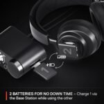 SteelSeries Arctis Nova Pro Wireless Multi-System Gaming Headset - Premium Hi-Fi Drivers - Active Noise Cancellation - Infinity Power System - ClearCast Gen 2 Mic - PS5, PS4, PC, Switch, Mobile - Image 6