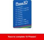Mattel Games Phase 10 Card Game with Color Blind Accessible Deck in Storage & Travel Tin for Kids, Adults & Families (Amazon Exclusive) - Image 4