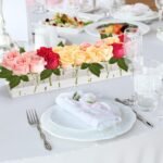 4Pcs Acrylic Flower Vase with 64 Holes,63 inch Decorative Long Clear Vase Modern,Rectangular Acrylic Vases Clear Floral Centerpiece for Dining Table Reception Home Party Decorations - Image 8