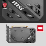 MSI GeForce RTX 4060 Ventus 2X Black 8G OC Gaming Graphics Card - 8GB GDDR6X, PCI Express Gen 4, 128-bit, 3X DP v 1.4a, HDMI 2.1a (Supports 4K & 8K HDR) - Image 6