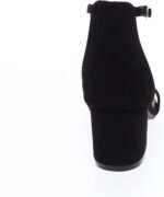 TOP Moda Darcie-1 Ankle Strap Dressy High Heel Sandal, Non-slip Sole, For Wedding, Party, Prom, Evening Wear, or Any Occasion, Sleek Style Block Heel Sandals - Image 4