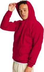 Hanes EcoSmart Hoodie, Midweight Fleece, Pullover Hooded Sweatshirt for Men - Image 5