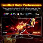 SANSUI 34 Inch 240Hz Ultrawide Curved Gaming Monitor UWQHD 3440×1440, 21:9 2K Curved Monitor 1500R,HDR400,Fast VA, PIP/PBP,AI Crosshair,AIPQ(Visual Enhance),MPRT 1ms,HDMI2.1*2,DP1.4*2(DP Cable Incl.) - Image 8