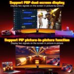 SANSUI 34 Inch 240Hz Ultrawide Curved Gaming Monitor UWQHD 3440×1440, 21:9 2K Curved Monitor 1500R,HDR400,Fast VA, PIP/PBP,AI Crosshair,AIPQ(Visual Enhance),MPRT 1ms,HDMI2.1*2,DP1.4*2(DP Cable Incl.) - Image 9