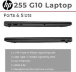 HP 255 G10 15.6" FHD Business Laptop, AMD Ryzen 7 7730U, 32GB RAM, 1TB PCIe SSD, Numeric Keypad, Webcam, Wi-Fi 6, HDMI, Windows 11 Pro, Black - Image 6