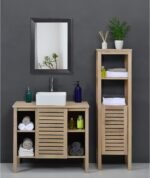 AAZZKANG Wall Mirror Black Rectangle Mirrors for Wall with Wood Framed Decorative for Bedroom Bathroom Living Room Farmhouse Entryway Hanging Small - Image 7