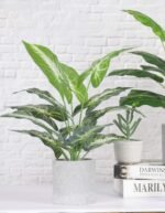 16" Small Fake Plants Artificial Tropical Faux Plants Indoor for Office Desk Shelf Bathroom Home Decor - Image 6