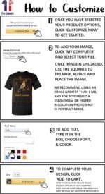 Custom T Shirt Men Women Add Your Own Design Picture Photo Text Personalized T-Shirt - Image 6