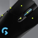 Logitech G703 Lightspeed Wireless Gaming Mouse W/Hero 25K Sensor, PowerPlay Compatible, Lightsync RGB, Lightweight 95G+10G Optional, 100-25, 600 DPI, Rubber Side Grips - Black - Image 6