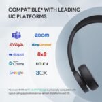 Yealink BH70 Wireless Bluetooth Headset with Microphone for Work, up to 35h Talking Battery Life, 3-Mic, 147g Lightweight Microsoft Teams Certified Headphone for Open Office, USB-C to A - Image 9