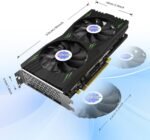 RX 580 Graphics Card 8GB 2048SP GDDR5 256 Bit PC Gaming Video Card 3*DP 1*HDMI PCI Express 3.0 with Freeze Fan Stop for Desktop Computer GPU for Gaming PC - Image 5