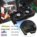 RX 580 Graphics Card 8GB 2048SP GDDR5 256 Bit PC Gaming Video Card 3*DP 1*HDMI PCI Express 3.0 with Freeze Fan Stop for Desktop Computer GPU for Gaming PC - Image 7