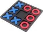 Tic Tac Toe Board Game,Tic Tac Toe Family Game, Classic Board Game, Classical Family Board Game,Children's Tic Tac Toe Game, Plastic tic tac Toe Game, Board Size 15 X 15 cm - Image 3