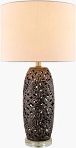 Mark&Day Table Lamps, Olga Traditional Bedside Table Lamp for Nightstand Bedroom, Living Room or Office (27" H x 14" W x 14" D) - Image 5
