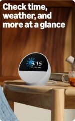 Amazon Echo Spot (newest model), Great for nightstands, offices and kitchens, Smart alarm clock with Alexa, Glacier White - Image 5