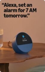 Amazon Echo Spot (newest model), Great for nightstands, offices and kitchens, Smart alarm clock with Alexa, Glacier White - Image 7