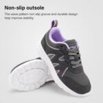 Stelle Kids Sneakers for Girls and Boys Lightweight Athletic Shoes with Non-Slip Sole and DlY Charms for School Sports Gym Tennis and Everyday Play - Image 3