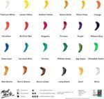 Mont Marte Acrylic Paint Set 24 Colours 36ml, Perfect for Canvas, Wood, Fabric, Leather, Cardboard, Paper, MDF and Crafts - Image 3
