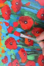 Mont Marte Acrylic Paint Set 24 Colours 36ml, Perfect for Canvas, Wood, Fabric, Leather, Cardboard, Paper, MDF and Crafts - Image 7