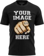 Custom Shirt for Men, ADD Your Image to Front and Back Printing, Customized Tshirts Design Your Own - Image 3