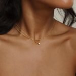 Tewiky Dainty 14k Gold Plated/Silver Cubic Zirconia Necklaces for Women, Simple CZ Jewelry Necklaces Trendy Gifts - Image 9